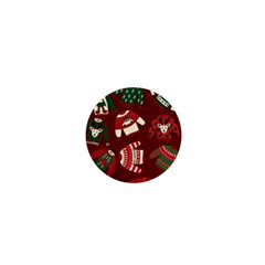 Ugly Sweater Wrapping Paper 1  Mini Buttons by artworkshop