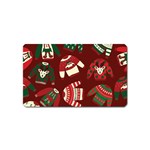 Ugly Sweater Wrapping Paper Magnet (Name Card) Front