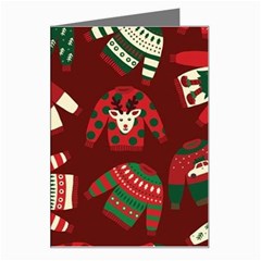 Ugly Sweater Wrapping Paper Greeting Card by artworkshop