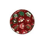 Ugly Sweater Wrapping Paper Hat Clip Ball Marker (4 pack) Front