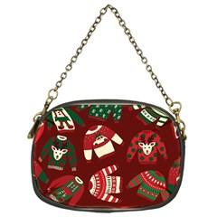 Ugly Sweater Wrapping Paper Chain Purse (one Side) by artworkshop