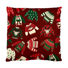 Ugly Sweater Wrapping Paper Standard Cushion Case (two Sides) by artworkshop