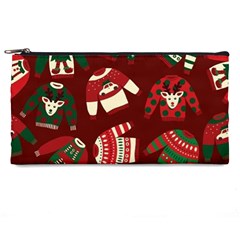 Ugly Sweater Wrapping Paper Pencil Case by artworkshop