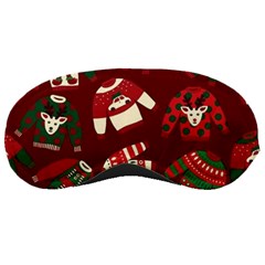 Ugly Sweater Wrapping Paper Sleep Mask by artworkshop