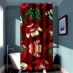 Ugly Sweater Wrapping Paper Shower Curtain 36  x 72  (Stall)  Curtain(36 X72 )