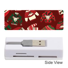 Ugly Sweater Wrapping Paper Memory Card Reader (stick) by artworkshop