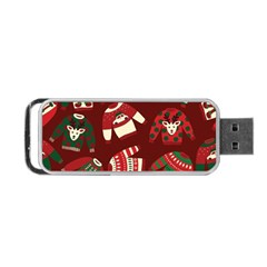 Ugly Sweater Wrapping Paper Portable Usb Flash (one Side) by artworkshop