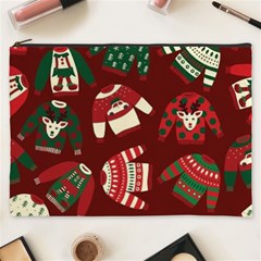 Ugly Sweater Wrapping Paper Cosmetic Bag (xxxl) by artworkshop