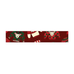 Ugly Sweater Wrapping Paper Premium Plush Fleece Scarf (mini) by artworkshop