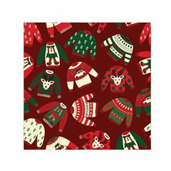 Ugly Sweater Wrapping Paper Square Satin Scarf (30  X 30 ) by artworkshop