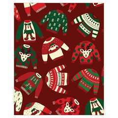 Ugly Sweater Wrapping Paper Drawstring Bag (small) by artworkshop