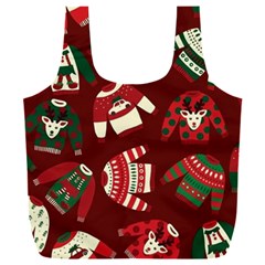 Ugly Sweater Wrapping Paper Full Print Recycle Bag (xxxl)