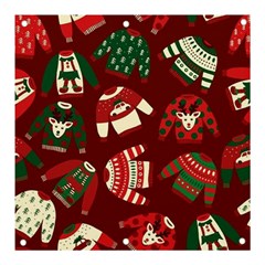 Ugly Sweater Wrapping Paper Banner And Sign 3  X 3  by artworkshop