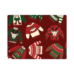 Ugly Sweater Wrapping Paper Premium Plush Fleece Blanket (mini)