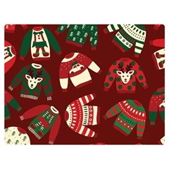 Ugly Sweater Wrapping Paper Premium Plush Fleece Blanket (extra Small)