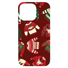 Ugly Sweater Wrapping Paper Iphone 14 Pro Max Black Uv Print Case