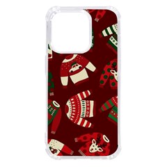 Ugly Sweater Wrapping Paper Iphone 14 Pro Tpu Uv Print Case