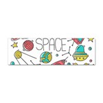 Space Cosmos Seamless Pattern Seamless Pattern Doodle Style Sticker Bumper (10 pack) Front