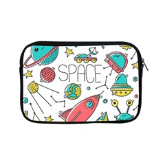 Space Cosmos Seamless Pattern Seamless Pattern Doodle Style Apple Ipad Mini Zipper Cases by Hannah976