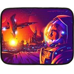 Far Future Human Colonization Two Sides Fleece Blanket (Mini) 35 x27  Blanket Front