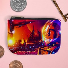 Far Future Human Colonization Mini Coin Purse by Hannah976