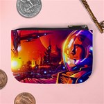 Far Future Human Colonization Mini Coin Purse Back