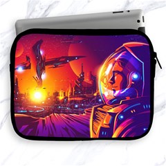 Far Future Human Colonization Apple Ipad 2/3/4 Zipper Cases by Hannah976