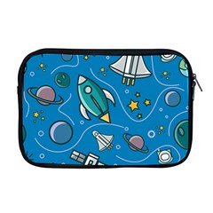 About Space Seamless Pattern Apple Macbook Pro 17  Zipper Case by Hannah976