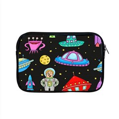 Seamless Pattern With Space Objects Ufo Rockets Aliens Hand Drawn Elements Space Apple Macbook Pro 15  Zipper Case by Hannah976