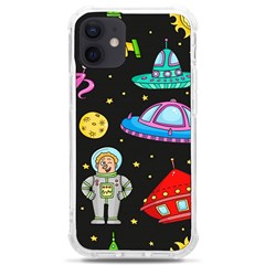 Seamless Pattern With Space Objects Ufo Rockets Aliens Hand Drawn Elements Space Iphone 12 Mini Tpu Uv Print Case	 by Hannah976