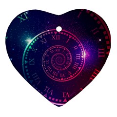 Time Machine Ornament (heart) by Hannah976