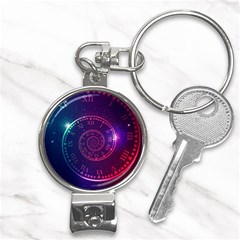 Time Machine Nail Clippers Key Chain by Hannah976