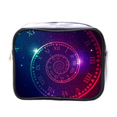 Time Machine Mini Toiletries Bag (one Side) by Hannah976