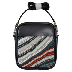 Dessert Road  pattern  All Over Print Design Girls Sling Bag by coffeus