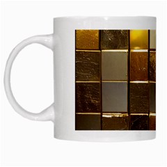 Golden Mosaic Tiles  White Mug by essentialimage