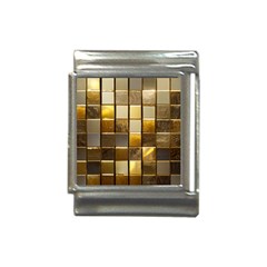 Golden Mosaic Tiles  Italian Charm (13mm) by essentialimage