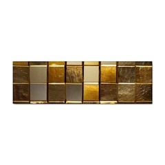 Golden Mosaic Tiles  Sticker Bumper (10 Pack) by essentialimage