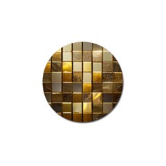 Golden Mosaic Tiles  Golf Ball Marker (10 Pack) by essentialimage