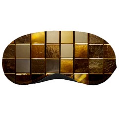 Golden Mosaic Tiles  Sleep Mask by essentialimage