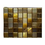 Golden Mosaic Tiles  Cosmetic Bag (XL) Front