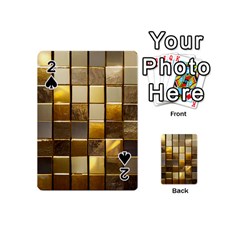 Golden Mosaic Tiles  Playing Cards 54 Designs (mini)