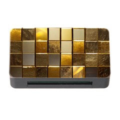 Golden Mosaic Tiles  Memory Card Reader With Cf by essentialimage