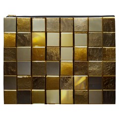 Golden Mosaic Tiles  Cosmetic Bag (xxxl) by essentialimage