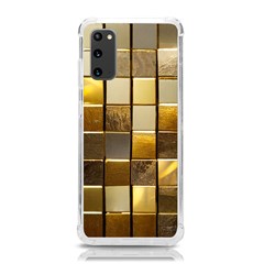 Golden Mosaic Tiles  Samsung Galaxy S20 6 2 Inch Tpu Uv Case by essentialimage