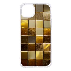 Golden Mosaic Tiles  Iphone 14 Plus Tpu Uv Print Case by essentialimage