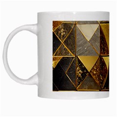 Golden Mosaic Tiles  White Mug by essentialimage365