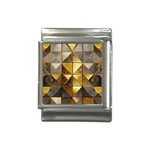 Golden Mosaic Tiles  Italian Charm (13mm) Front