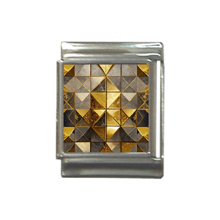 Golden Mosaic Tiles  Italian Charm (13mm)