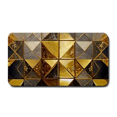 Golden Mosaic Tiles  Medium Bar Mat by essentialimage365