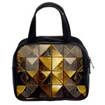 Golden Mosaic Tiles  Classic Handbag (Two Sides) Front